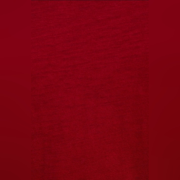 Vince Regular Fit Long Sleeve Henley T-Shirt Red - Picture 6 of 6